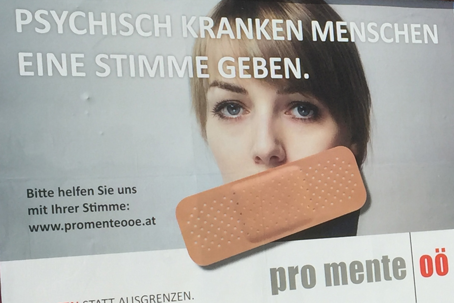 Psychisch kranken Menschen eine Stimme geben